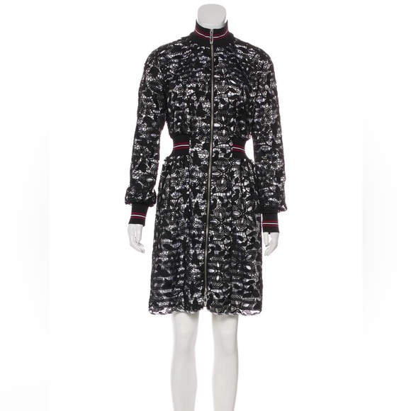 SONIA BY SONIA RYKIEL Lace Knee-Length Dress Size: M | US6, FR38 - Picture 9 of 16